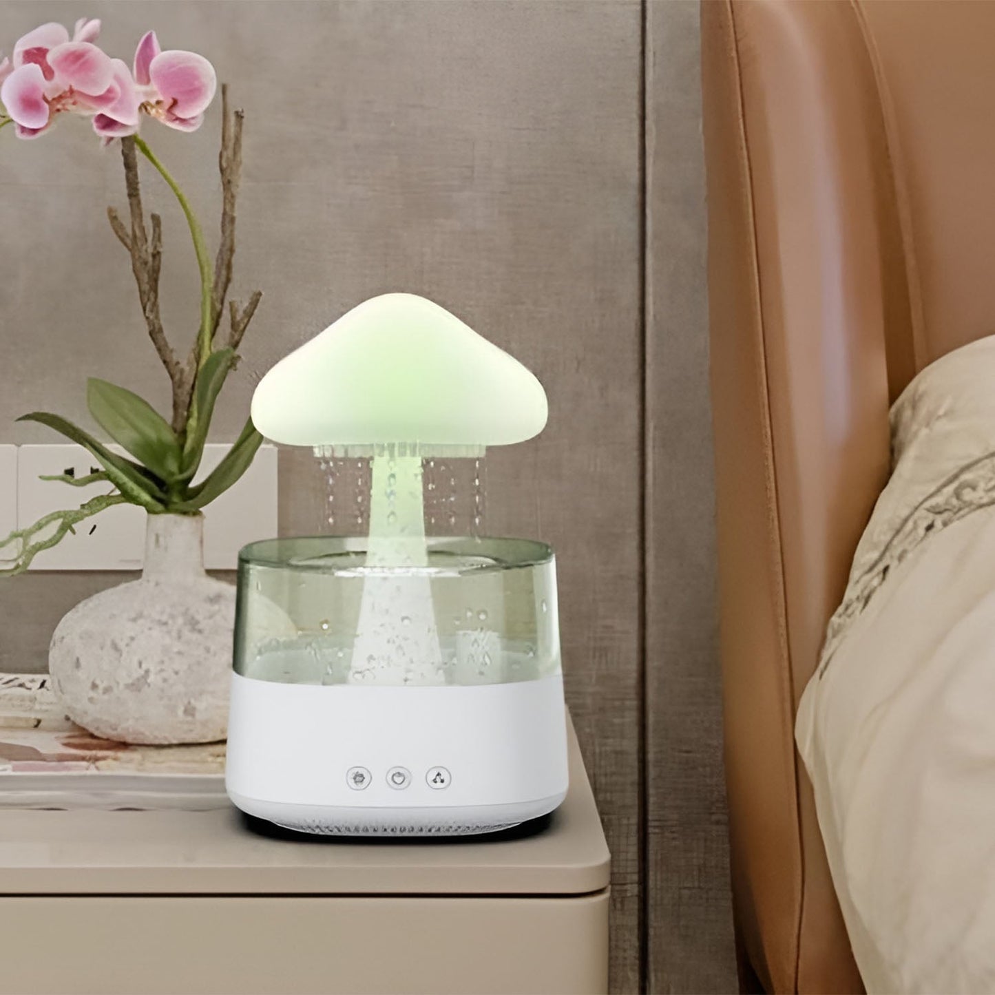 Mushroom Air Humidifier Rain Cloud Aroma Diffuser