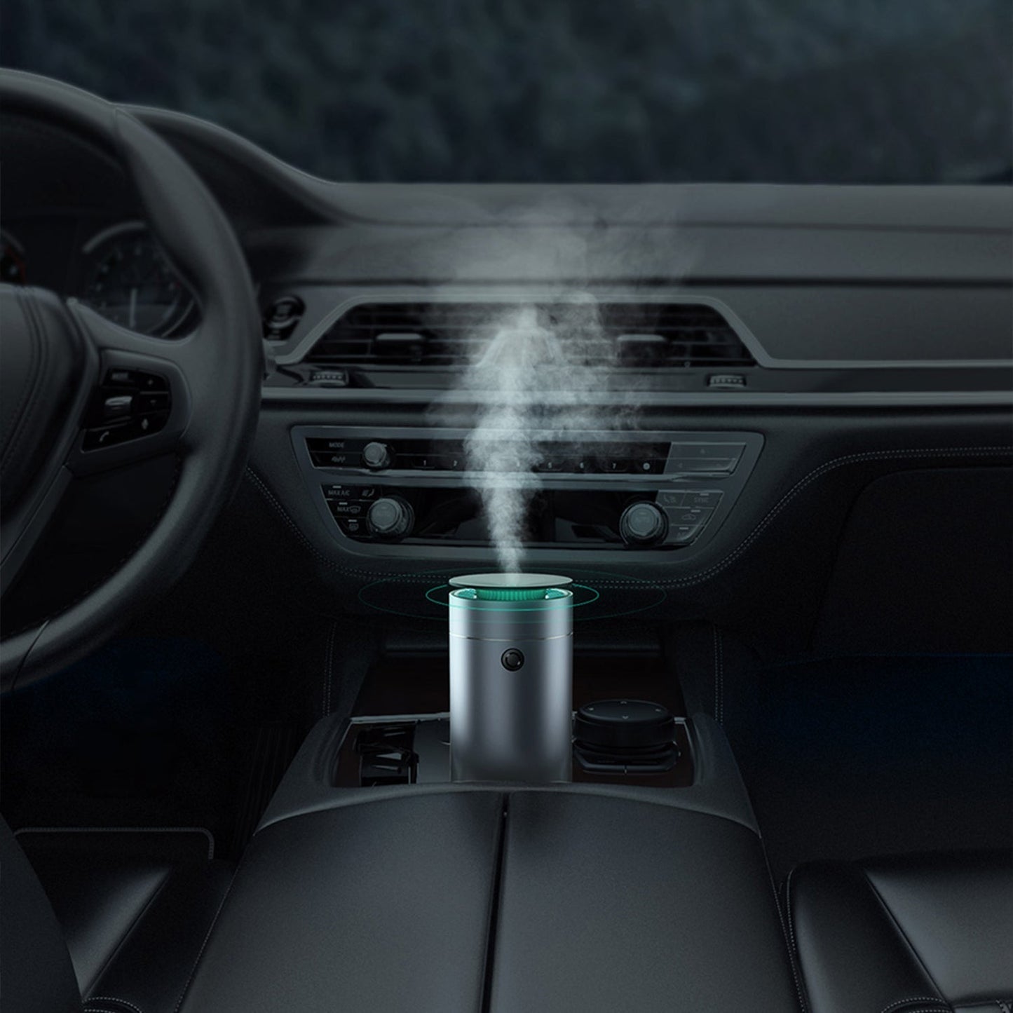 Portable Car Air Purifier Aroma Humidifier